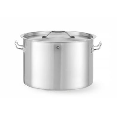 HENDI 834404 | Vysoká nádoba na dušení - s víkem, HENDI, Budget Line, 36L, ⌀360x(H)360mm