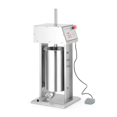 Elektrický plnicí stroj na klobásy 15 l, HENDI, 15L, 230V/60W, 450x350x(H)750mm | 282083