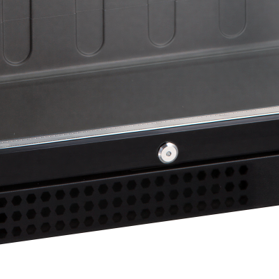 TEFCOLD 72452 | Minibar prosklené křídlové dveře, černá | DB302H