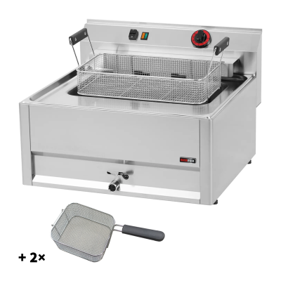 REDFOX FE 66/3 ELT | Fritéza elektrická 0,56 kW/l, 16 l s třemi koši 400 V