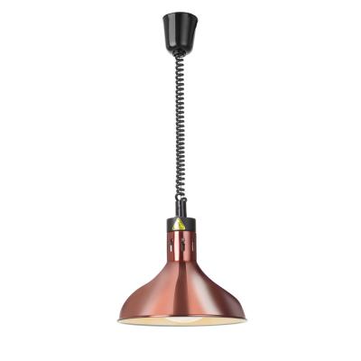 HENDI 273685 | Výškově nastavitelná ohřívací lampa, zvonovitý tvar, HENDI, Měděná, ⌀295x(H)207mm