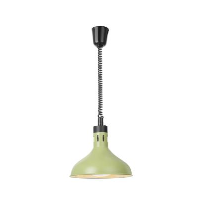 HENDI 273692 | Výškově nastavitelná ohřívací lampa, zvonovitý tvar, HENDI, Zelená, ⌀295x(H)207mm