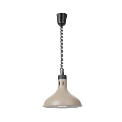 HENDI 273708 | Výškově nastavitelná ohřívací lampa, zvonovitý tvar, HENDI, Béžová, ⌀295x(H)207mm