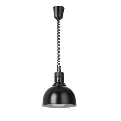 HENDI 273616 | Výškově nastavitelná ohřívací lampa, kupolová, HENDI, Černá, ⌀250x(H)207mm