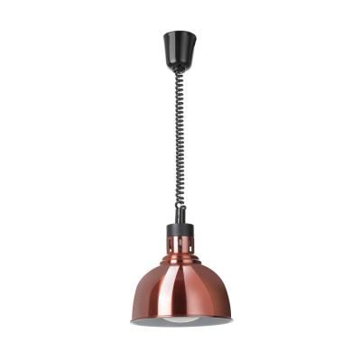 HENDI 273623 | Výškově nastavitelná ohřívací lampa, kupolová, HENDI, Měděná, ⌀250x(H)207mm
