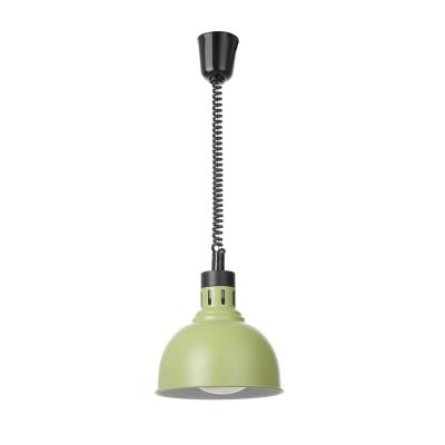 HENDI 273630 | Výškově nastavitelná ohřívací lampa, kupolová, HENDI, Zelená, ⌀250x(H)207mm