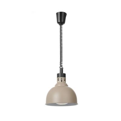 HENDI 273647 | Výškově nastavitelná ohřívací lampa, kupolová, HENDI, Béžová, ⌀250x(H)207mm