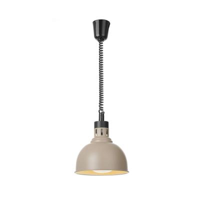 HENDI 273647 | Výškově nastavitelná ohřívací lampa, kupolová, HENDI, Béžová, ⌀250x(H)207mm