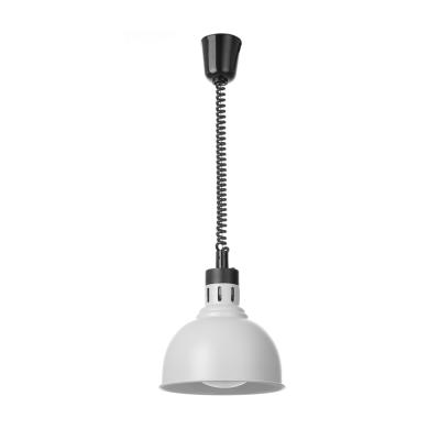 HENDI 273654 | Výškově nastavitelná ohřívací lampa, kupolová, HENDI, Bílá, ⌀250x(H)207mm