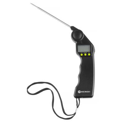 HENDI 271315 | Digitální teploměr se skládací sondou, HENDI, Černá
