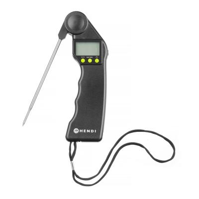 HENDI 271315 | Digitální teploměr se skládací sondou, HENDI, Černá