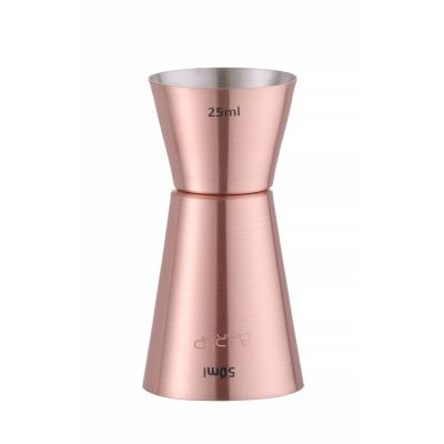 BARUP 596548 | Barová odměrka 25/50 ml, BarUp, Měděná, ⌀42x(H)86mm