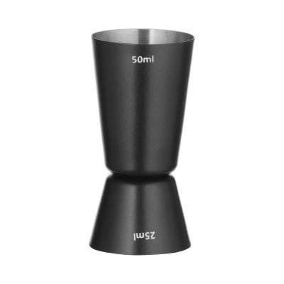 BARUP 596647 | Barová odměrka 25/50 ml, BarUp, Černá, ⌀45x(H)86mm