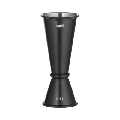 BARUP 596654 | Barová odměrka 25/50 ml, BarUp, Černá, ⌀44x(H)110mm