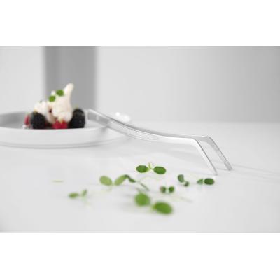 HENDI 680186 | Zahnutá pinzeta s ergonomickou rukojetí, HENDI, (L)240mm