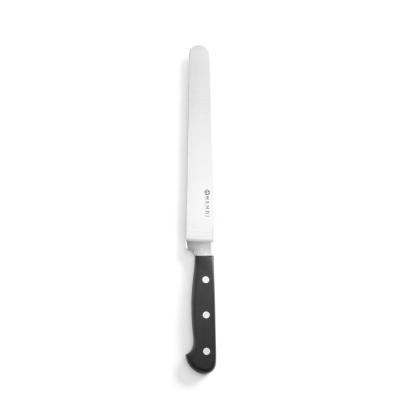HENDI 781326 | Nůž na šunku a lososa, HENDI, Kitchen Line, Černá, (L)350mm