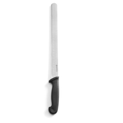 HENDI 842904 | Nůž na šunku a kebab s vroubkovanou čepelí, HENDI, Černá, (L)490mm