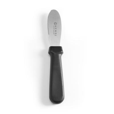 HENDI 855768 | Vroubkovaný rozmetací nůž, HENDI, Černá, (L)210mm