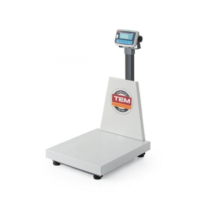 TEM BEK+C050X060300 | Plošinová váha LCD se sloupcem a legalizací, řada EKO+, 300 kg, TEM