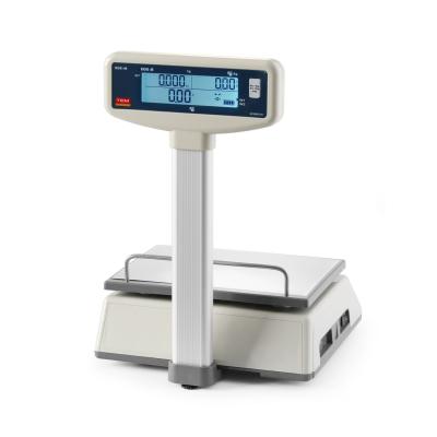 TEM TEM015B1D | Obchodní váha LCD s ramenem a certifikací, řada EGE, 15 kg, TEM