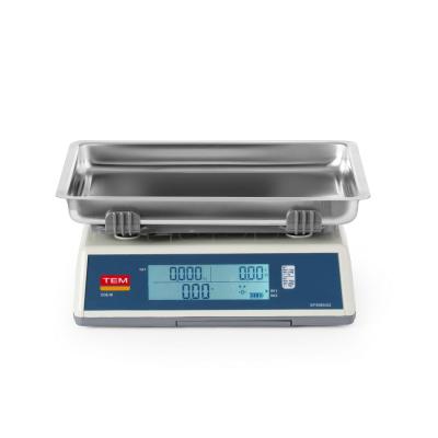TEM TEM030C-PZR | Obchodní váha LCD s certifikací, řada EGE, 30 kg, TEM