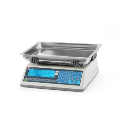 TEM TEM030C-PZR | Obchodní váha LCD s certifikací, řada EGE, 30 kg, TEM