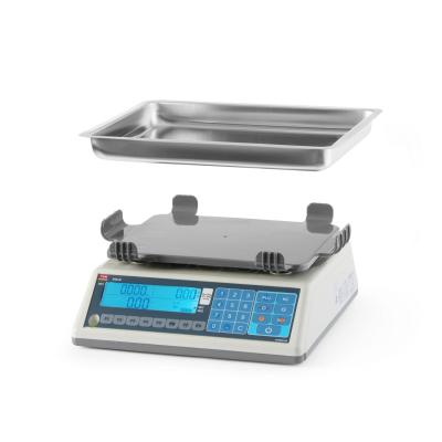 TEM TEM030C-PZR | Obchodní váha LCD s certifikací, řada EGE, 30 kg, TEM