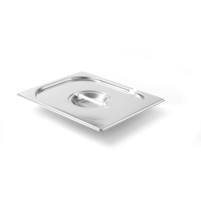 HENDI 806937 | Víko pro nádoby GN s výřezem pro naběračku, HENDI, Kitchen Line, GN 1/2