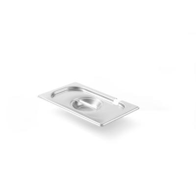 HENDI 806951 | Víko pro nádoby GN s výřezem pro naběračku, HENDI, Kitchen Line, GN 1/4