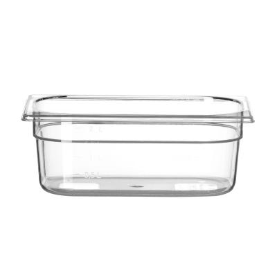 HENDI 861622 | Kontejner GN 1/4 polykarbonát, HENDI, Profi Line, GN 1/4, 2, 8L, Průhledná