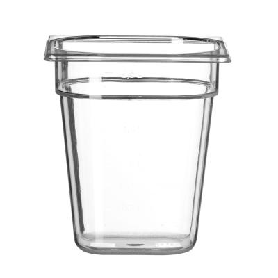 HENDI 861707 | Kontejner GN 1/6 polykarbonát, HENDI, Profi Line, GN 1/6, 3, 4L, Průhledná