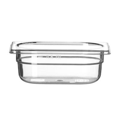 HENDI 861837 | Kontejner GN 1/9 polykarbonát, HENDI, Profi Line, GN 1/9, 0, 6L, Průhledná