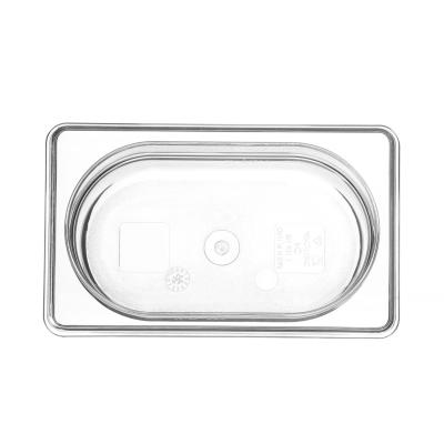 HENDI 861837 | Kontejner GN 1/9 polykarbonát, HENDI, Profi Line, GN 1/9, 0, 6L, Průhledná