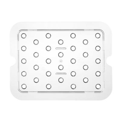 HENDI 868546 | Odtok pro polykarbonátové GN nádoby, HENDI, Profi Line, GN 1/2, Průhledná