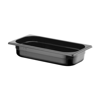 HENDI 862537 | Kontejner GN 1/3 černý polykarbonát, HENDI, Profi Line, GN 1/3, 2, 5L, Černá
