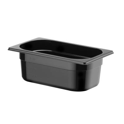 HENDI 862629 | Kontejner GN 1/4 černý polykarbonát, HENDI, Profi Line, GN 1/4, 2, 8L, Černá