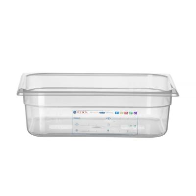 HENDI 880173 | Kontejner GN 1/2 HACCP, HENDI, GN 1/2, 6, 5L, Průhledná