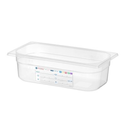 HENDI 880272 | Kontejner GN 1/3 HACCP, HENDI, GN 1/3, 4L, Průhledná