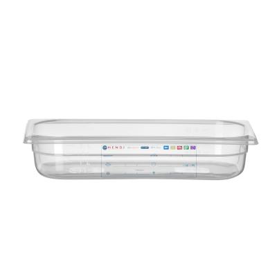 HENDI 880289 | Kontejner GN 1/3 HACCP, HENDI, GN 1/3, 2, 5L, Průhledná