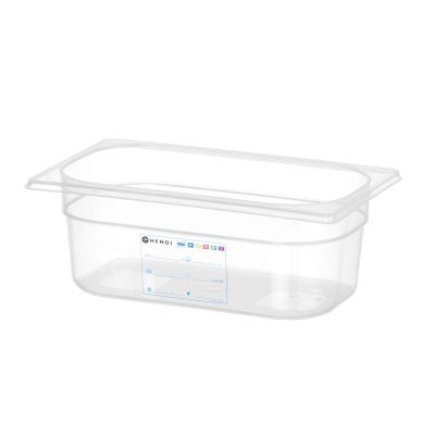 HENDI 880371 | Kontejner GN 1/4 HACCP, HENDI, GN 1/4, 2, 8L, Průhledná
