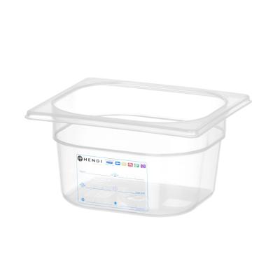 HENDI 880470 | Kontejner GN 1/6 HACCP, HENDI, GN 1/6, 1, 6L, Průhledná
