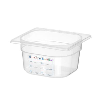HENDI 880470 | Kontejner GN 1/6 HACCP, HENDI, GN 1/6, 1, 6L, Průhledná