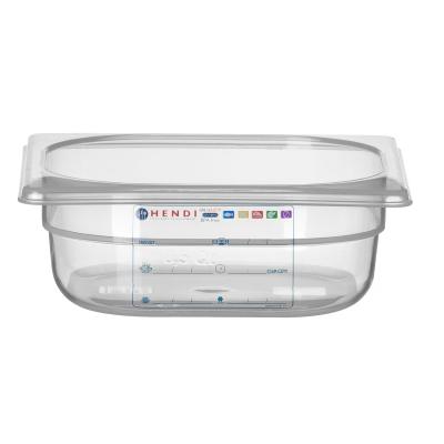 HENDI 880487 | Kontejner GN 1/6 HACCP, HENDI, GN 1/6, 1L, Průhledná