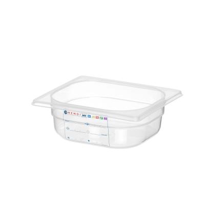 HENDI 880487 | Kontejner GN 1/6 HACCP, HENDI, GN 1/6, 1L, Průhledná