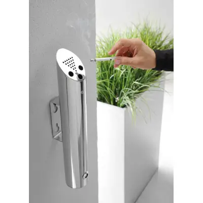 Popelník nástěnný, HENDI, 75x(H)460mm | 440216