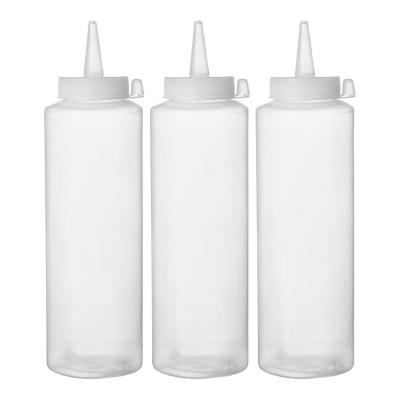 HENDI 557853 | Dávkovací lahve - 3 ks, HENDI, 0, 35L, Průhledná, 3 ks, ⌀55x(H)205mm