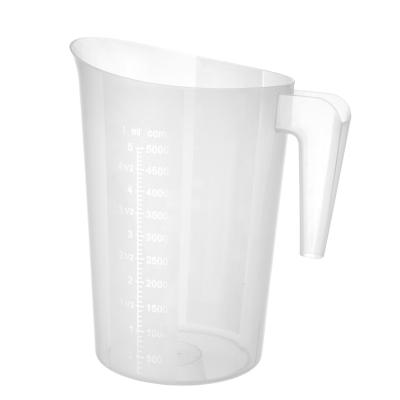 HENDI 567852 | Stohovatelná polypropylenová odměrka, HENDI, Budget Line, 5L, ⌀210x(H)270mm