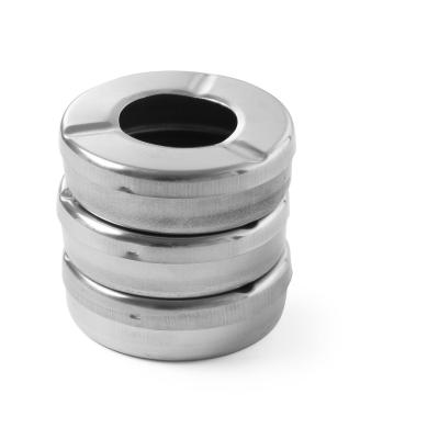 HENDI 440490 | Popelník s víkem, HENDI, 3 ks, ⌀90x(H)28mm
