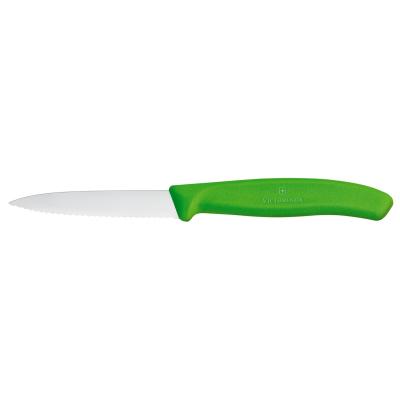 VICTORINOX 6.7636.L114 | Nůž na zeleninu se zoubkovaným ostřím, Victorinox, Zelená, (L)190mm