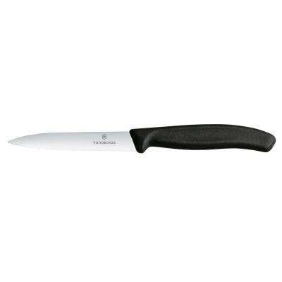 VICTORINOX 6.7733 | Nůž na zeleninu se zoubkovaným ostřím, Victorinox, Černá, (L)212mm